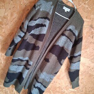 KNOX ROSE LONG CARDIGAN SWEATER--SIZE M
